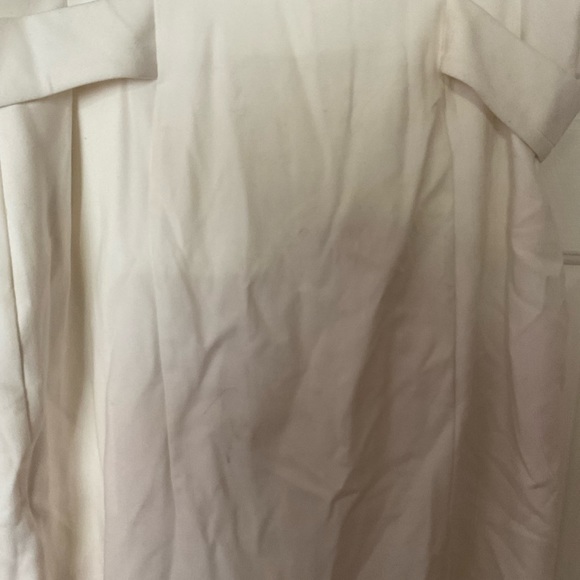 Eva Mendes size 14 cream midi skirt - Picture 2 of 3